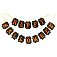 Halloween Letter Stripe Paper Party Flag main image 2