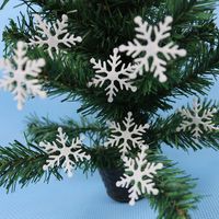 Christmas Cute Snowflake Felt Party Decorative Props main image 1