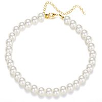 Elegant Geometric Artificial Pearl Beaded Women's Necklace sku image 4