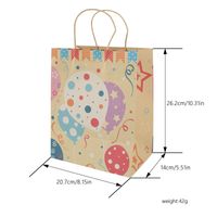 Birthday Cute Cartoon Paper Party Gift Bags 12 Pieces main image 4