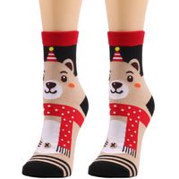 Unisex Fashion Santa Claus Snowman Polyester Jacquard Socks Ankle Socks sku image 2