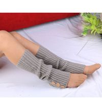 Women's Japanese Style Solid Color Polyacrylonitrile Fiber Jacquard Over The Knee Socks A Pair sku image 5