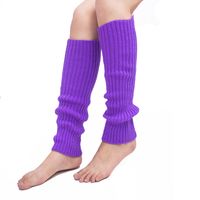 Women's Simple Style Solid Color Blending Acrylic Jacquard Socks Over The Knee Socks sku image 14