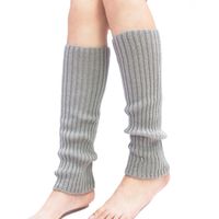 Women's Simple Style Solid Color Blending Acrylic Jacquard Socks Over The Knee Socks sku image 7