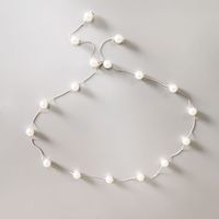 Sweet Geometric Plastic Pearl Women's Chain Belts sku image 2