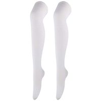 Women's Basic Solid Color Polyester Cotton Polyester Jacquard Socks Over The Knee Socks sku image 4