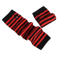 Women's Fashion Color Block Knitted Fabric Arm Sleeves main image 5