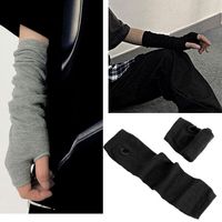 Women's Fashion Color Block Knitted Fabric Arm Sleeves main image 2