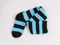 Women's Japanese Style Stripe Polyester Cotton Over The Knee Socks A Pair sku image 3