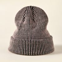 Unisex Basic Stripe Wool Cap main image 2