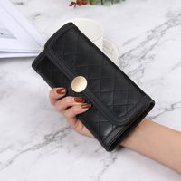 Women's Solid Color Pu Leather Buckle Coin Purses main image 4