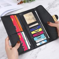 Women's Solid Color Pu Leather Buckle Coin Purses main image 2