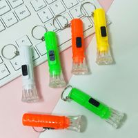 Mini Led Plastic Solid Color Children Glowing Small Torch Toy main image 1