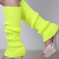 Women's Simple Style Solid Color Blending Acrylic Jacquard Socks Over The Knee Socks sku image 9