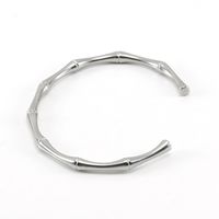 Fashion Geometric Titanium Steel Bangle Plating Stainless Steel Bracelets main image 4