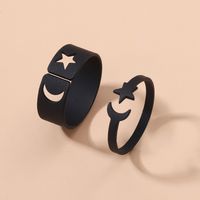 Fashion Star Butterfly Airplane Metal Stoving Varnish Unisex Open Ring main image 4
