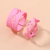 Simple Style Star Butterfly Metal Stoving Varnish Open Ring sku image 12