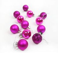 Christmas Solid Color Plastic Party Hanging Ornaments 1 Set sku image 4