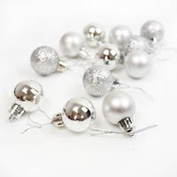 Christmas Solid Color Plastic Party Hanging Ornaments 1 Set sku image 2