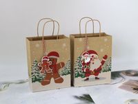 Christmas Cute Cartoon Paper Party Gift Bags 1 Set main image 2