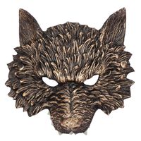 Exaggerated Wolf Pu Leather Masquerade Carnival Party Mask sku image 2