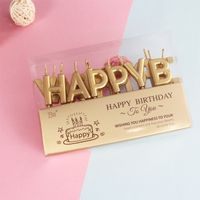Birthday Letter Paraffin Birthday Candle sku image 2