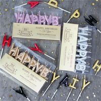 Birthday Letter Paraffin Birthday Candle main image 1