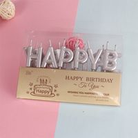 Birthday Letter Paraffin Birthday Candle sku image 4