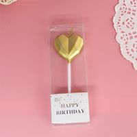 Valentine's Day Heart Shape Paraffin Birthday Candle sku image 3