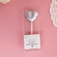 Valentine's Day Heart Shape Paraffin Birthday Candle sku image 4