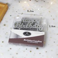 Birthday Letter Paraffin Birthday Candle main image 3