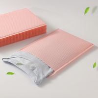 Pink Thickened Matte Film Bubble Bag Waterproof Shockproof Packaging Bag main image 3