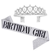 Nouvelles Décorations De Fête D'anniversaire De Couronne D'anniversaire De Modèle De Lettre main image 3