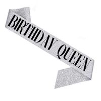New Letter Pattern Anniversary Crown Birthday Party Decorations sku image 2