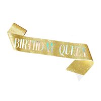 New Letter Pattern Anniversary Crown Birthday Party Decorations sku image 11