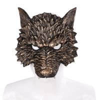 Exagéré Loup Faux Cuir Mascarade Carnaval Masque De Fête main image 3