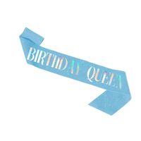 New Letter Pattern Anniversary Crown Birthday Party Decorations sku image 13