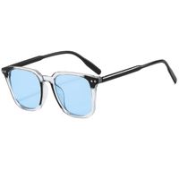 Fashion Solid Color Pc Resin Square Full Frame Women's Sunglasses main image 3