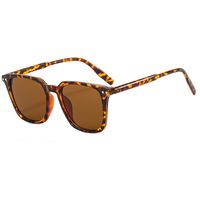 Fashion Solid Color Pc Resin Square Full Frame Women's Sunglasses sku image 6