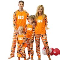 Fashion Stripe Polyester Family Matching Outfits main image 6