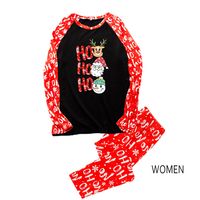 Fashion Santa Claus Deer Polyester Family Matching Outfits main image 5