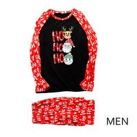 Fashion Santa Claus Deer Polyester Family Matching Outfits main image 6