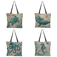 3d Print Animal Fashion Handbag Shopping Bags main image 1