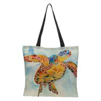 3d Print Animal Fashion Handbag Shopping Bags sku image 8