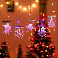 Christmas Cute Christmas Tree Santa Claus Plastic Party Lightings sku image 1