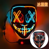 Halloween Funny Emoji Face Plastic Party Party Mask sku image 13