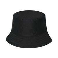 Unisex Simple Style Solid Color Sewing Flat Eaves Bucket Hat main image 3