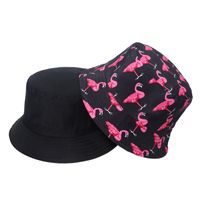 Women's Fashion Flamingo Sewing Flat Eaves Bucket Hat main image 2