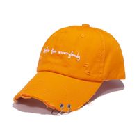Unisex Preppy Style Letter Sewing Curved Eaves Baseball Cap sku image 4