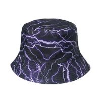 Unisex Hip-hop Punk Streetwear Graffiti Printing Flat Eaves Bucket Hat sku image 6